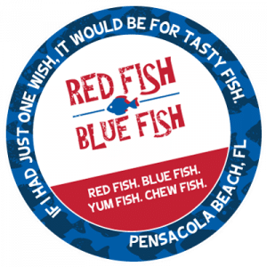 Red Fish Blue Fish Stamp
