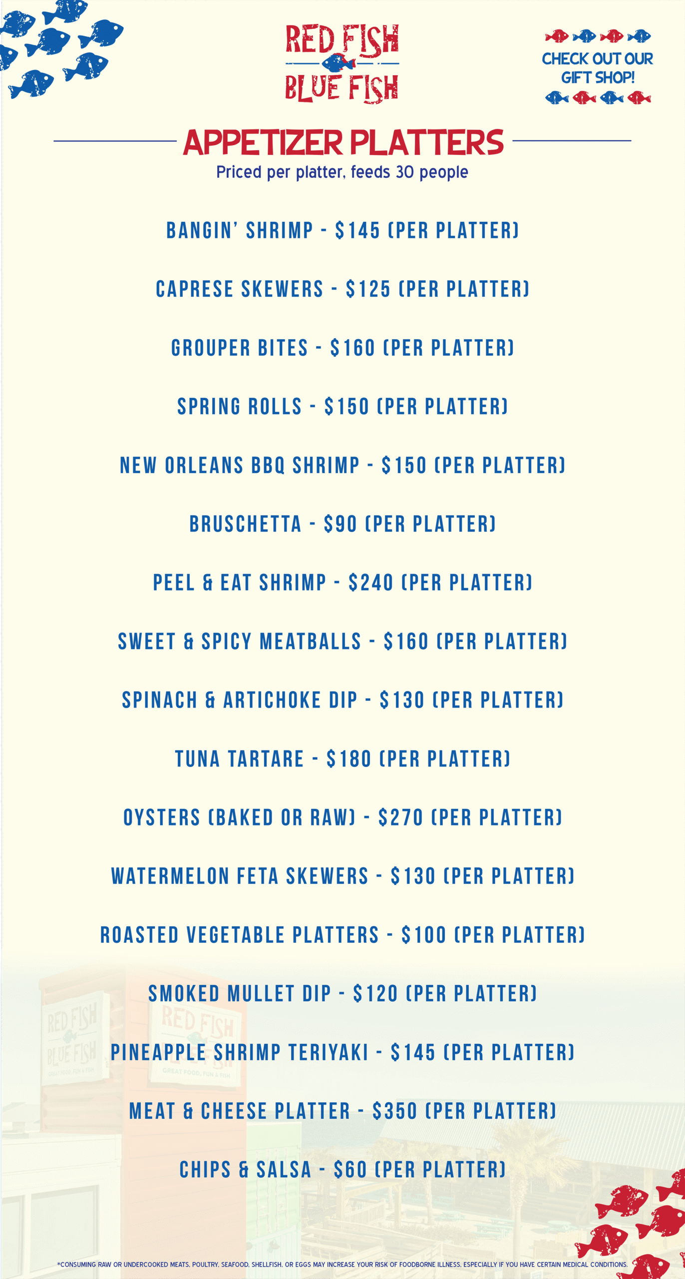 Plated Menu